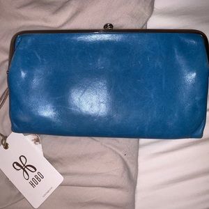 Blue HOBO Wallet With Tags